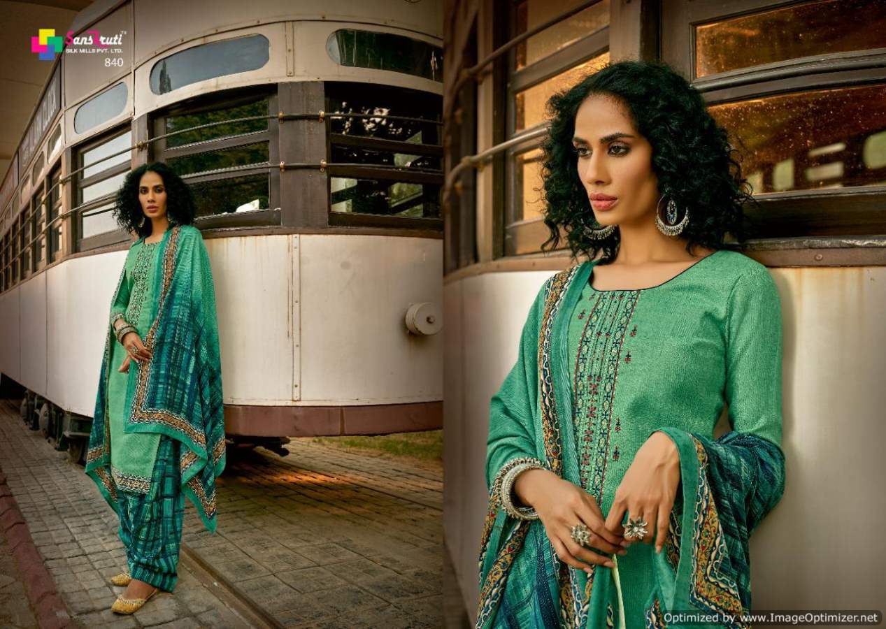 Sanskruti Alfaaz Pure Pashmina Digital Print Designer Dress Material Collection